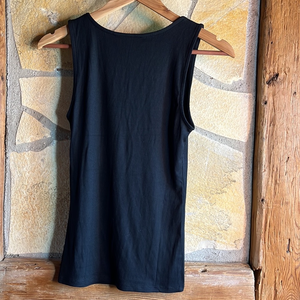 🧳 41 Hawthorn Kyle Square Neck Modal Fitted Rib Knit Tank 🫶 - Picture 12 of 12